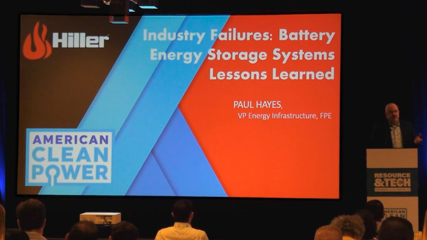Battery Energy Storage Systems Lessons Learned
