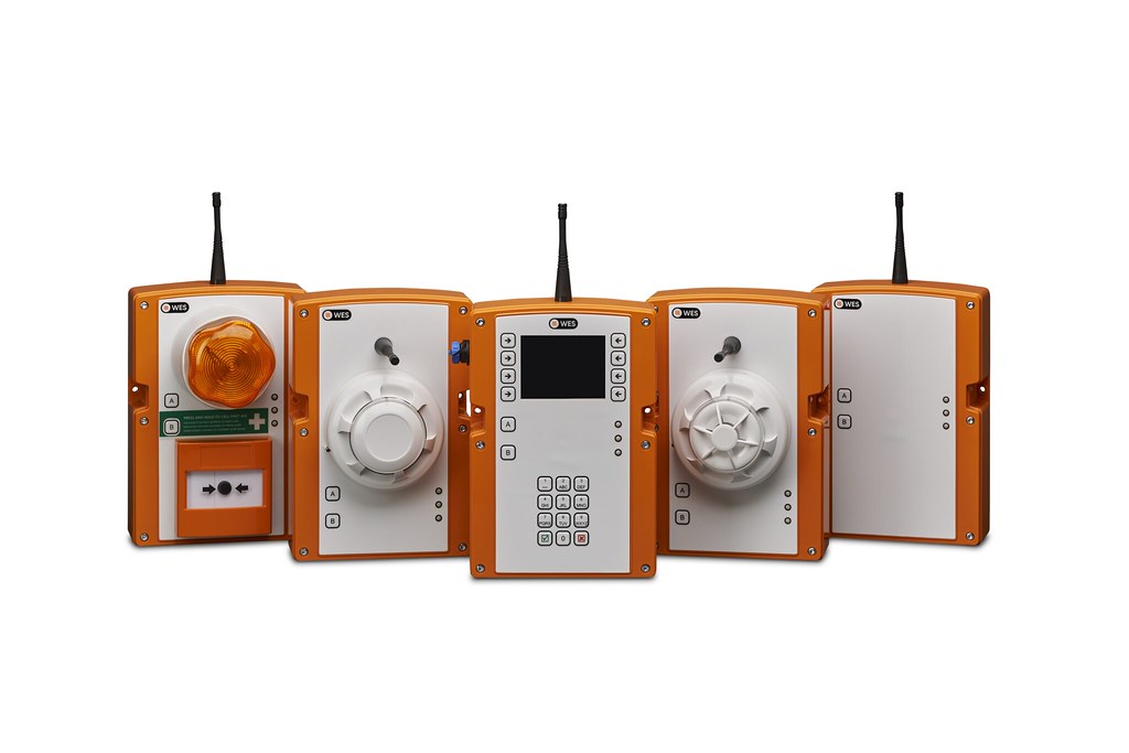 Marine wireless fire alarm equipment and components